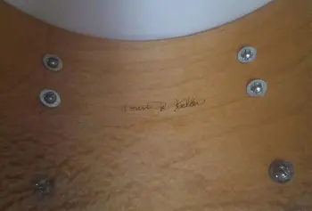 Robert R. Keller signature in shells.