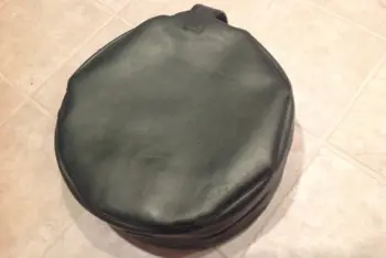 Vintage naugahyde snare bag