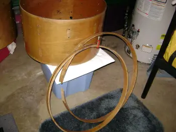 Slingy 24&quot; natural maple BD shell &amp; hoops project