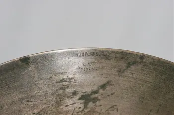 Unusual partial stamp on an 11&quot; cymbal