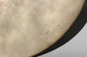 Unusual partial stamp on an 11&quot; cymbal