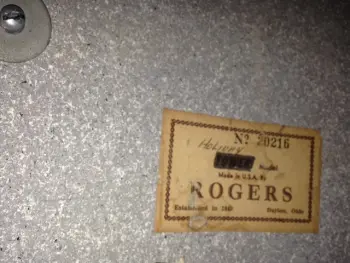 Rogers kit questions from a Ludwig guy