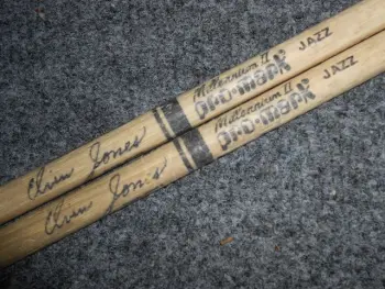 ELVIN JONES' Stage used drum sticks. $75.00
