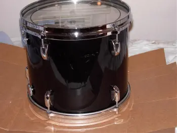 Gretsch 8x12&quot; Black Nitron 1980 Square Badge