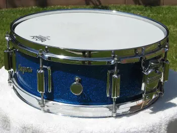 Roger Tower snare with and without muffler
