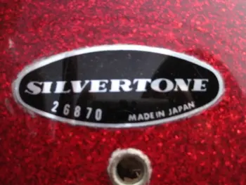 Complete set of 1970 Silvertones in Red Sparkle