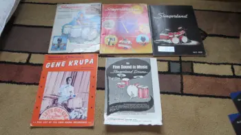 Lots of drum catalogs..