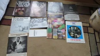 Lots of drum catalogs..