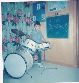 &quot;an old boy trying to reunite with his first drum kit from 1967&quot;
