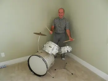 &quot;an old boy trying to reunite with his first drum kit from 1967&quot;