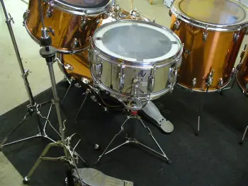 Slingerland Original Buddy Rich 80N Copper kit with Cadillac Sacks.
