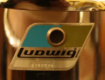 Ludwig B/O Badge Serial Numbers 1400000-1499999 and 2300000-2999999