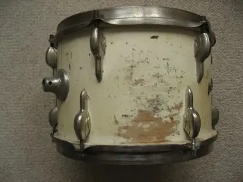 Old rack tom w/ calf heads - any ideas?