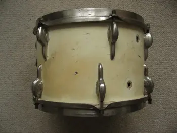 Old rack tom w/ calf heads - any ideas?