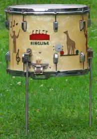 Absolutly historic circus drum find!!!