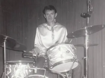 Oldest pic of you existing behind a set of drums.