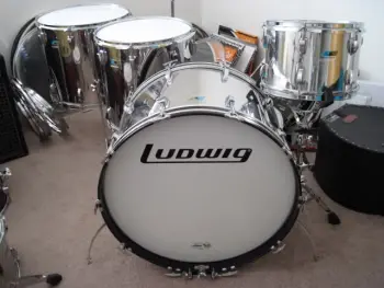 70's Ludwig Stainless Steel, how rare is this kit?