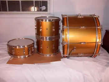wfl gold painted 4 piece clubdate kit very rare color