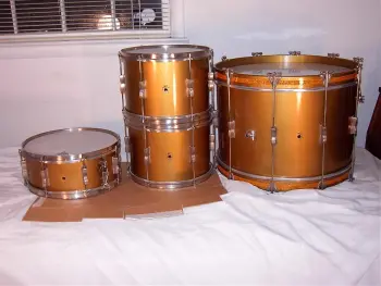 wfl gold painted 4 piece clubdate kit very rare color
