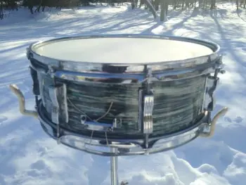 wow! 1962 Ludwig Pre-Serial keystone badge Blue Oyster Pearl Jazz Festival Snare Drum