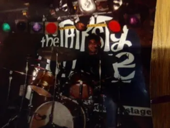 Oldest pic of you existing behind a set of drums.