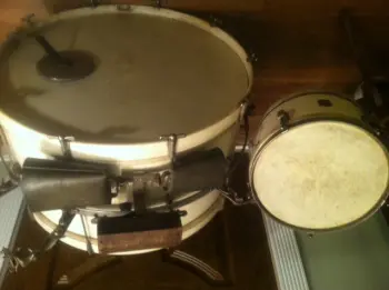1930's Leedy Partial Swingster Drum Set