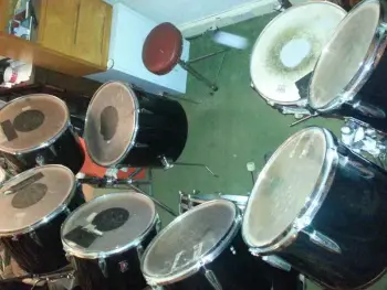 Premier d717 black kit concert toms for sale