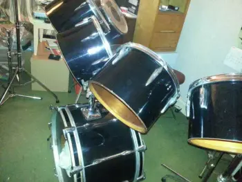 Premier d717 black kit concert toms for sale