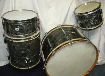 Ludwig &amp; Ludwig Black Diamond Pearl set