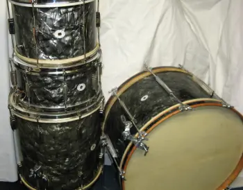 Ludwig &amp; Ludwig Black Diamond Pearl set
