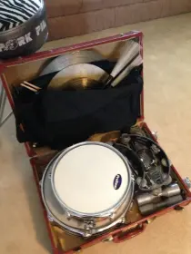 Vintage Ludwig Suitcase Drumset!