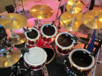 1999 DW Red Sparkle Maple Collectors Kit