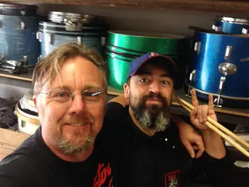 Hanging with Vinny aka VintageDrumBug