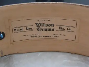 Old Wilson Brothers Snare Drum