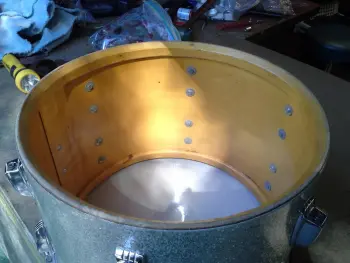 70s 10x14 ludwig silver sparkle