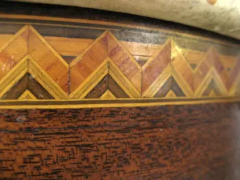 1920s LUDWIG &amp; LUDWIG No. 223 12X17 GOLD PLATED/CUSTOM MARQUETRY ONE-OFF SEPARAT