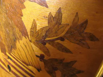 1920s LUDWIG &amp; LUDWIG No. 223 12X17 GOLD PLATED/CUSTOM MARQUETRY ONE-OFF SEPARAT