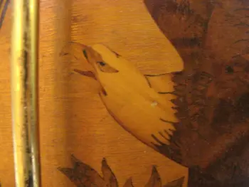 1920s LUDWIG &amp; LUDWIG No. 223 12X17 GOLD PLATED/CUSTOM MARQUETRY ONE-OFF SEPARAT