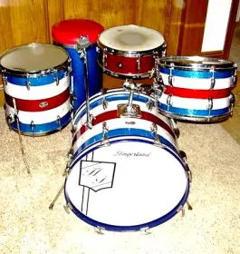 1959 Slingerland Gene Krupa Deluxe Ensemble 1N