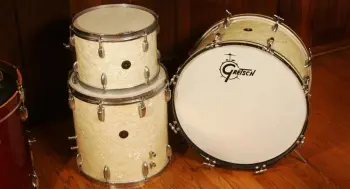 Gretsch Round Tag 3pc White Pearl