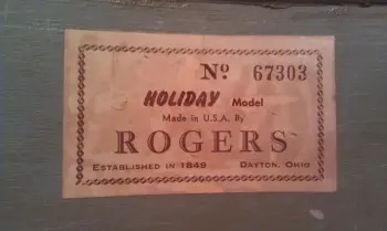 Found A Rogers Bass Drum