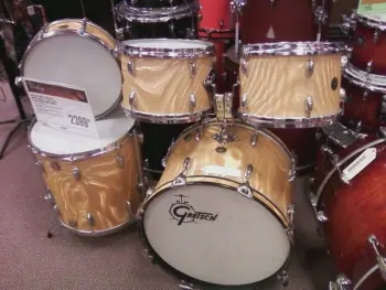 Gretsch RB gold stain flame at CT GC.