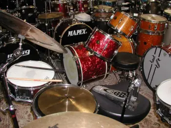 How do you display your drums?