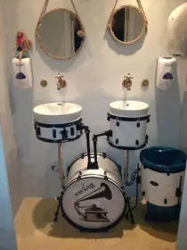 Bathroom Reno With Drummers In Mind