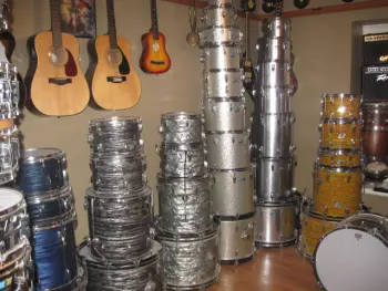 How do you display your drums?