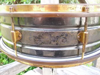 leedy engraved snare drum