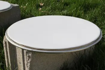 Cleaning up coated drum heads