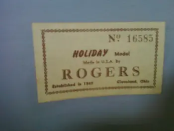 Rogers WMP Cleveland era 22-16-13 resto.............
