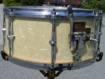 1939-41 (#279) 14 x 6.5 WMP GRETSCH GLADSTONE 3-WAY TUNING ORCHESTRA DRUM