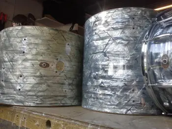 Sky blue pearl wrap restoration